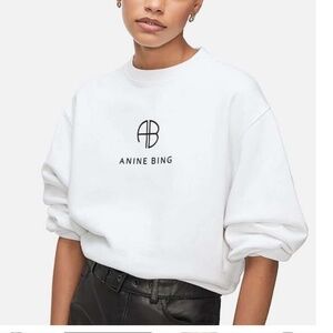 Anine Bing White Sweatshirt